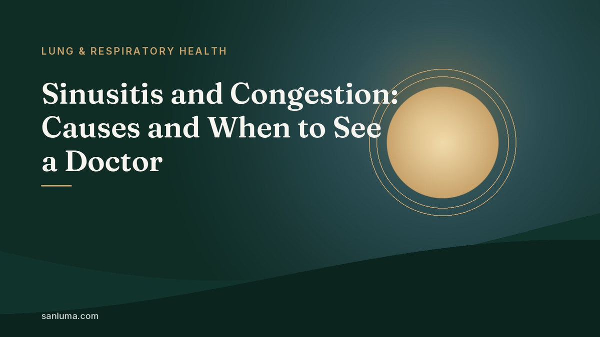 Sinusitis and Congestion: Causes and When to See a Doctor