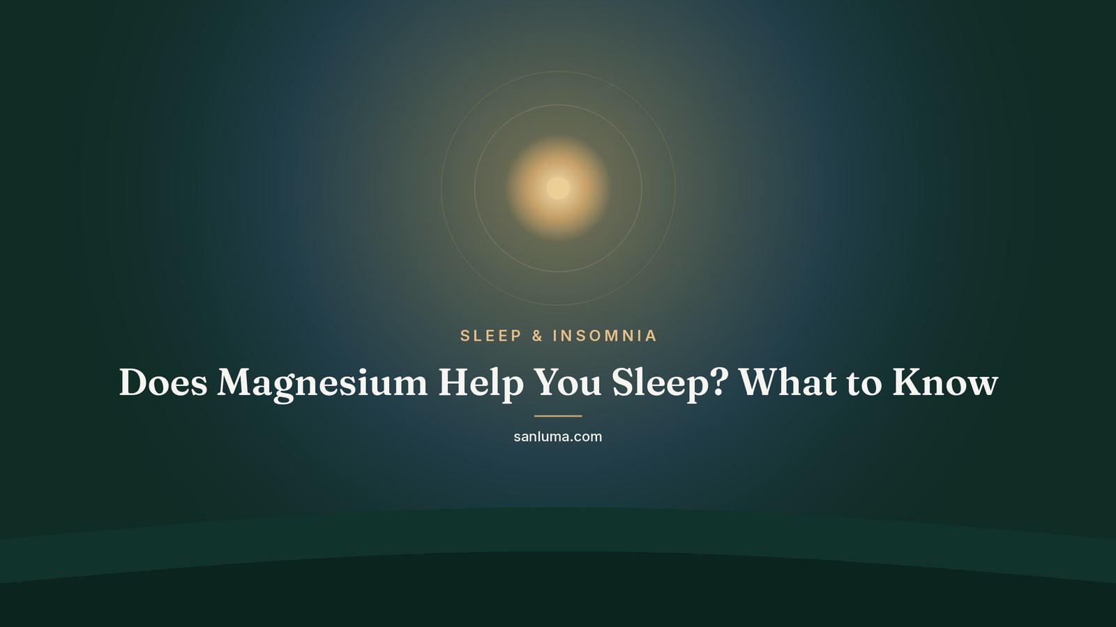 Does Magnesium Help You Sleep? What to Know
