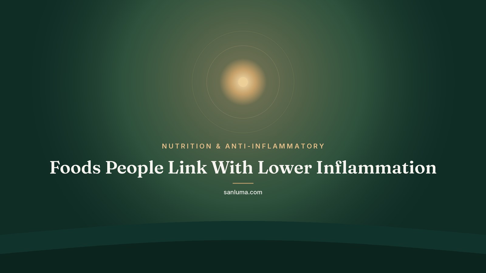 Foods People Link With Lower Inflammation