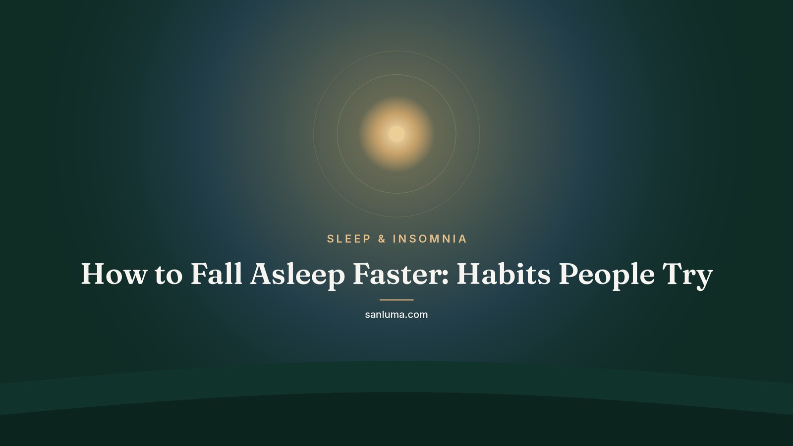 How to Fall Asleep Faster: Habits People Try