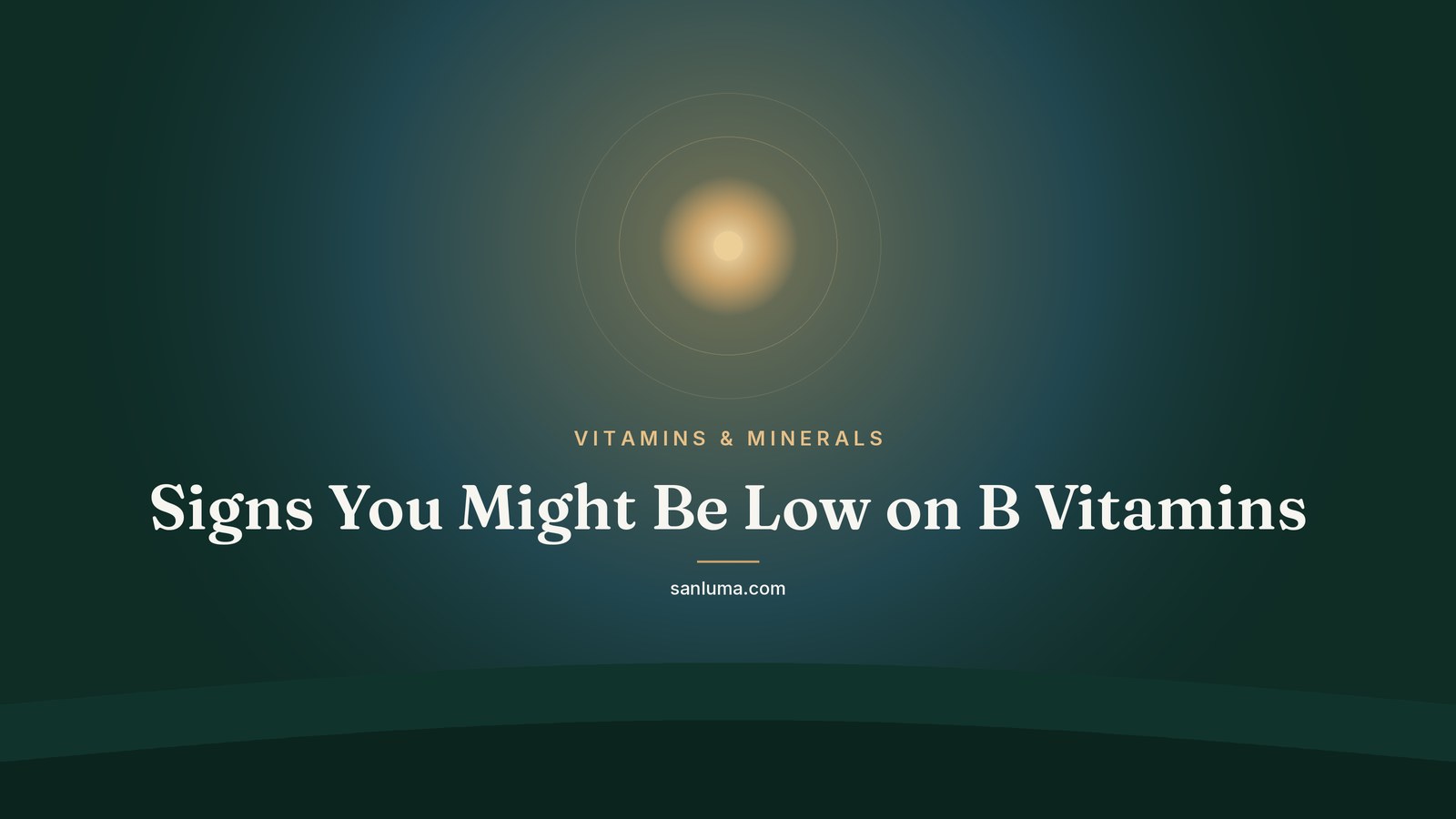 Signs You Might Be Low on B Vitamins