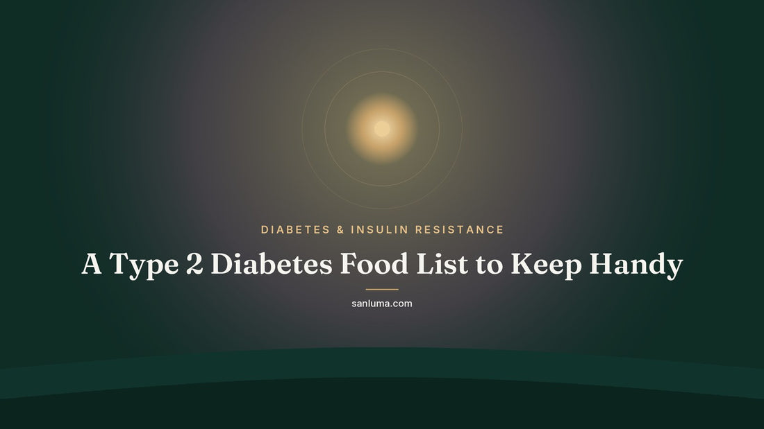 A Type 2 Diabetes Food List to Keep Handy
