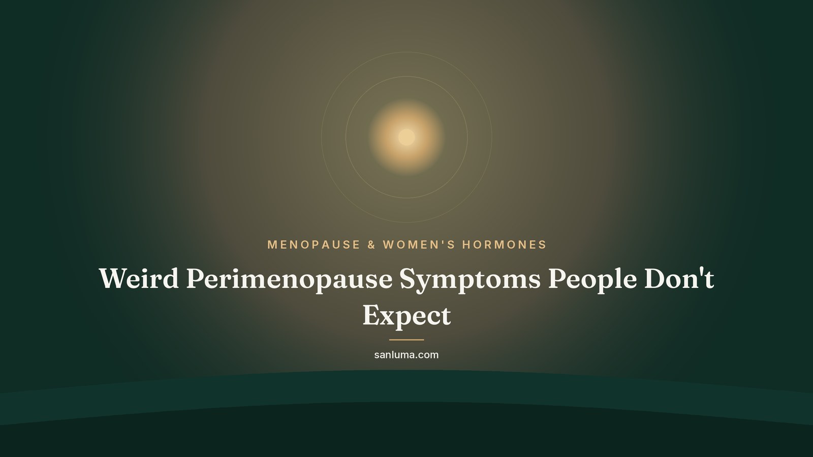 Weird Perimenopause Symptoms People Don't Expect
