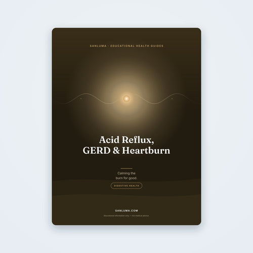 Acid Reflux, GERD & Heartburn | SanLuma health guide cover