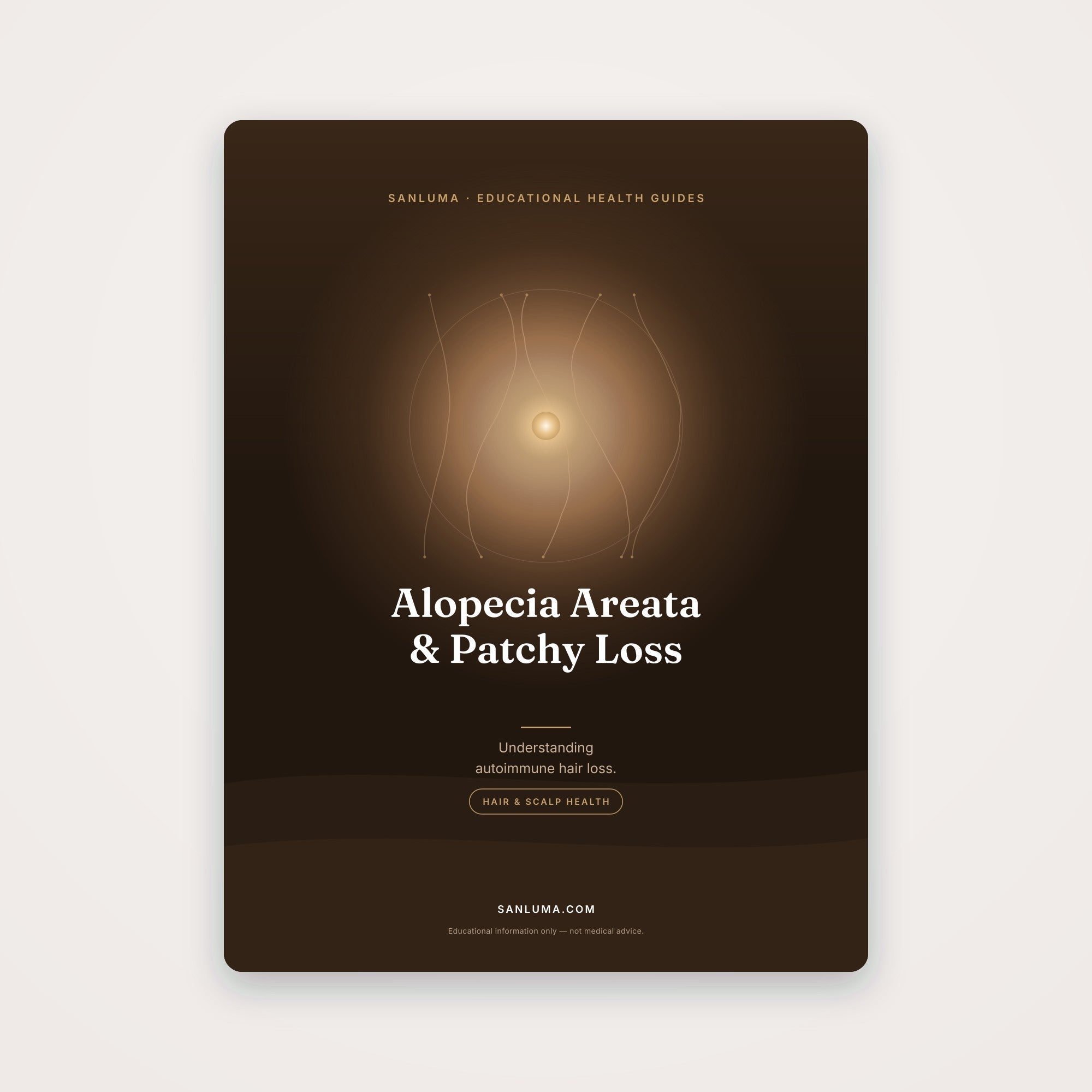 Alopecia Areata & Patchy Hair Loss | SanLuma health guide cover