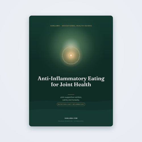 Anti-Inflammatory Eating for Joint Health — educational PDF guide by SanLuma