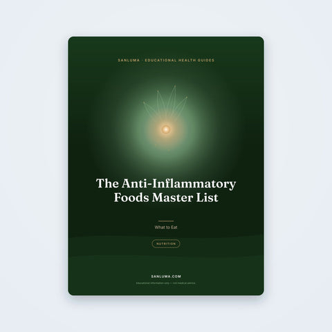 The Anti-Inflammatory Foods Master List — What to Eat & What to Ease Off