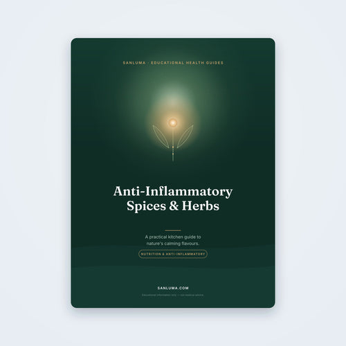 Anti-Inflammatory Spices & Herbs — educational PDF guide by SanLuma