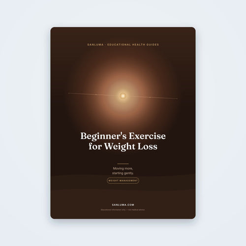 Beginner's Exercise for Weight Loss | SanLuma health guide cover
