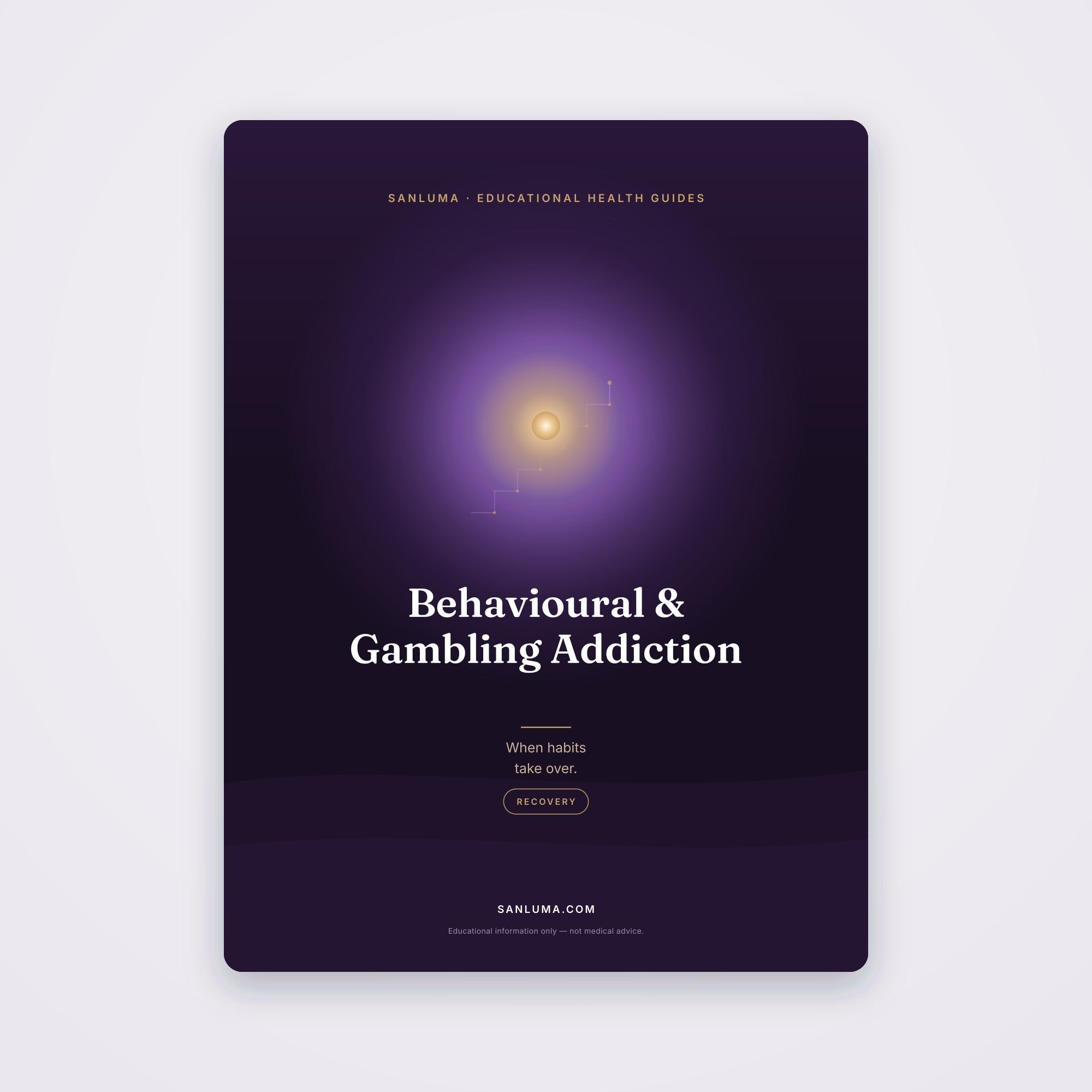 Behavioural & Gambling Addiction | SanLuma health guide cover