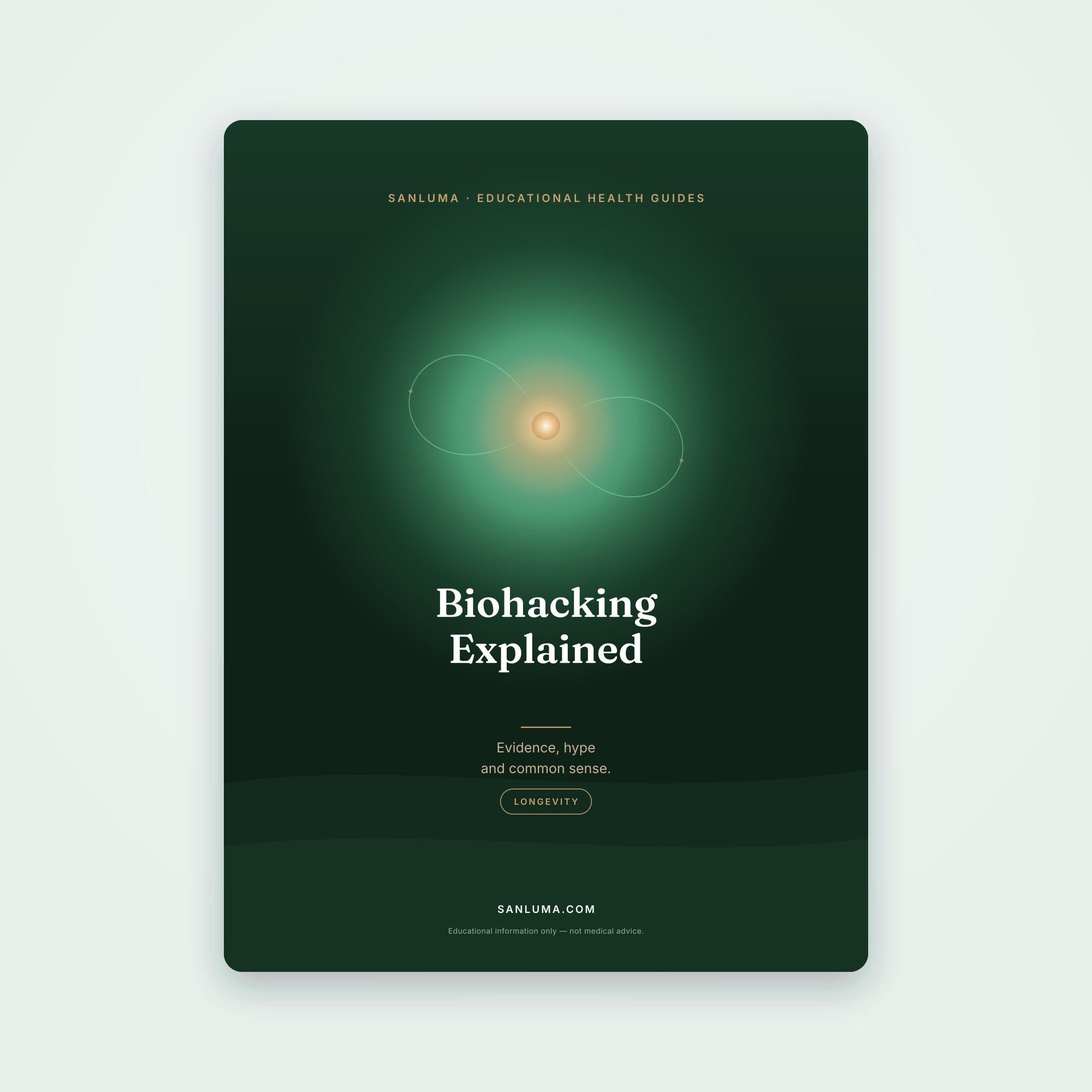 Biohacking Explained — Evidence vs Hype | SanLuma health guide cover