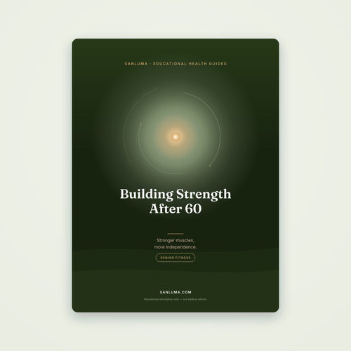 Building Strength After 60 | SanLuma health guide cover