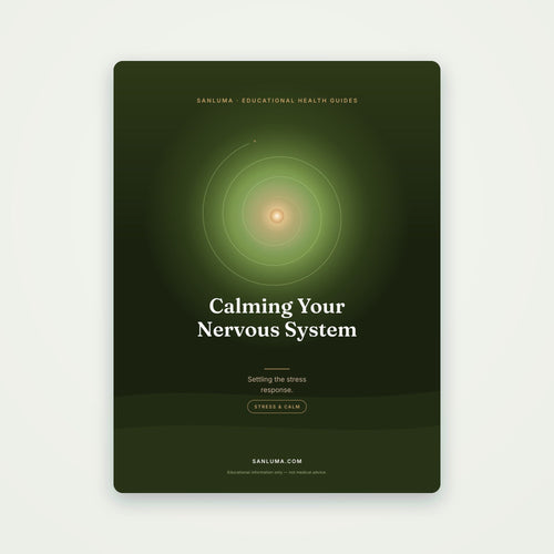 Calming Your Nervous System | SanLuma health guide cover