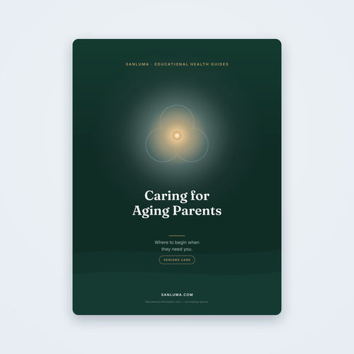 SanLuma educational caregiving PDF guide cover