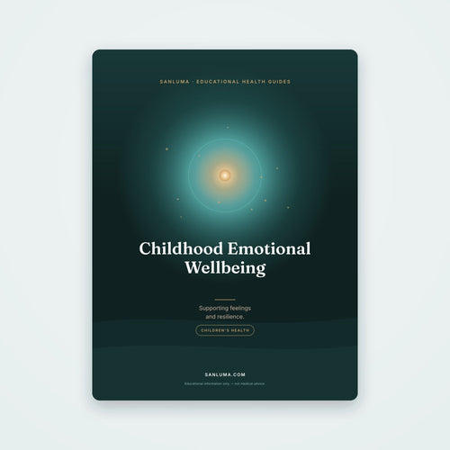 Childhood Emotional Wellbeing — Feelings & Resilience | SanLuma health guide cover