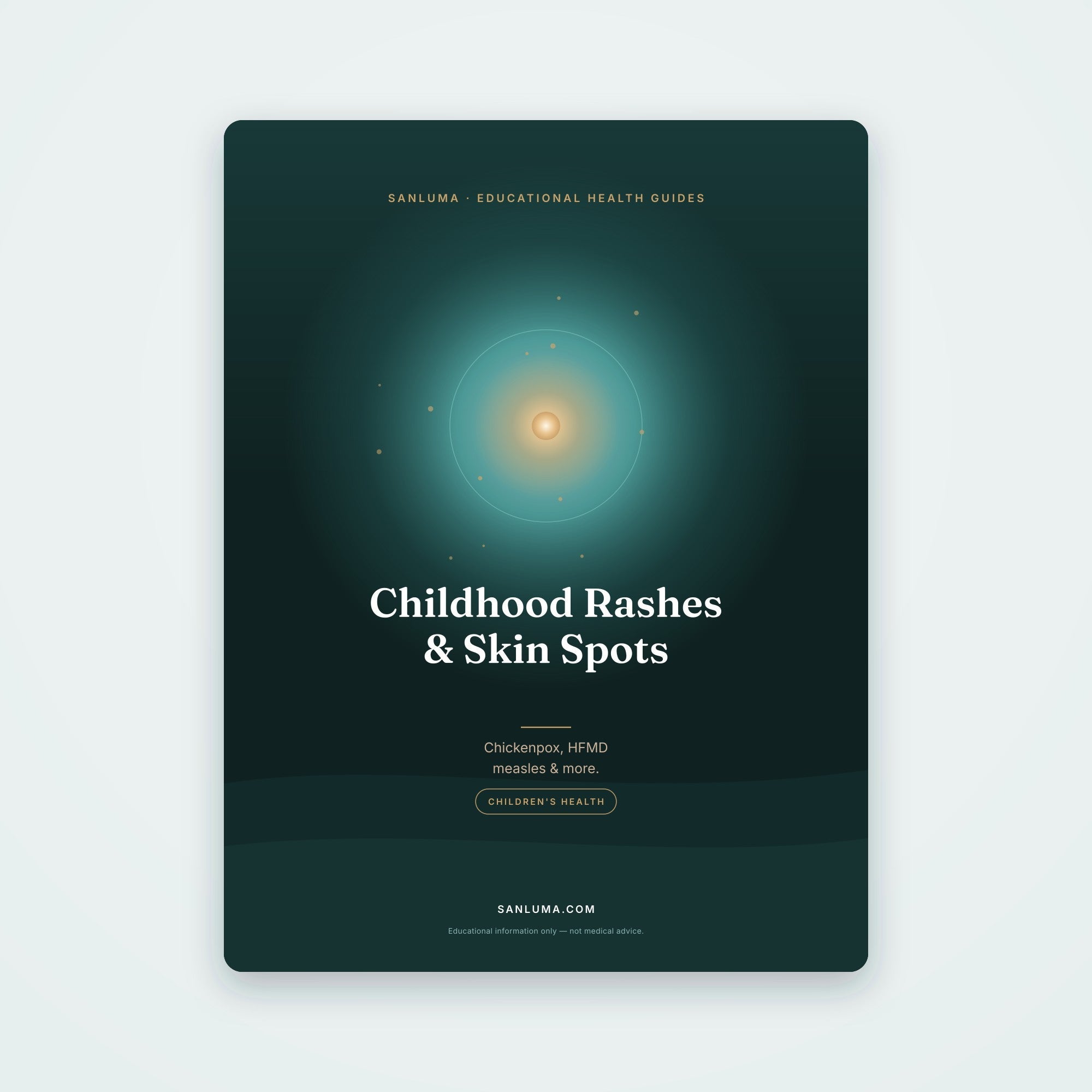 Childhood Rashes — Chickenpox, HFMD, Measles & More | SanLuma health guide cover
