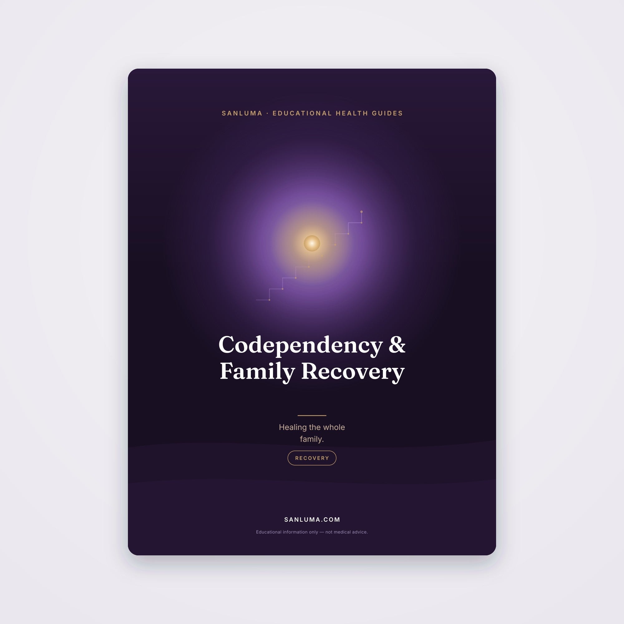 Codependency & Family Recovery | SanLuma health guide cover