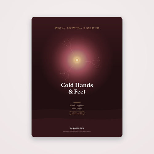 Cold Hands & Feet — Causes & Help | SanLuma health guide cover