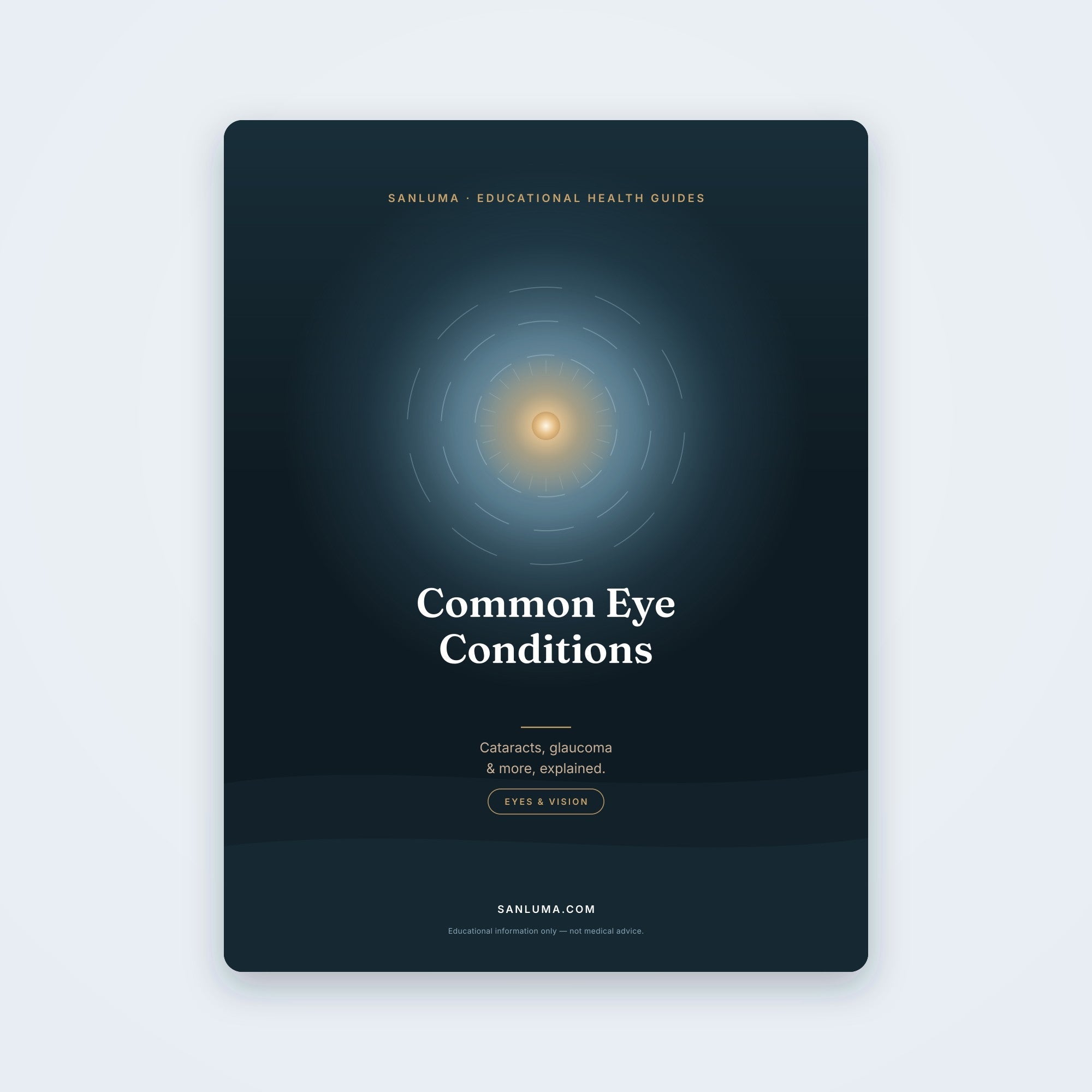 Understanding Common Eye Conditions | SanLuma health guide cover