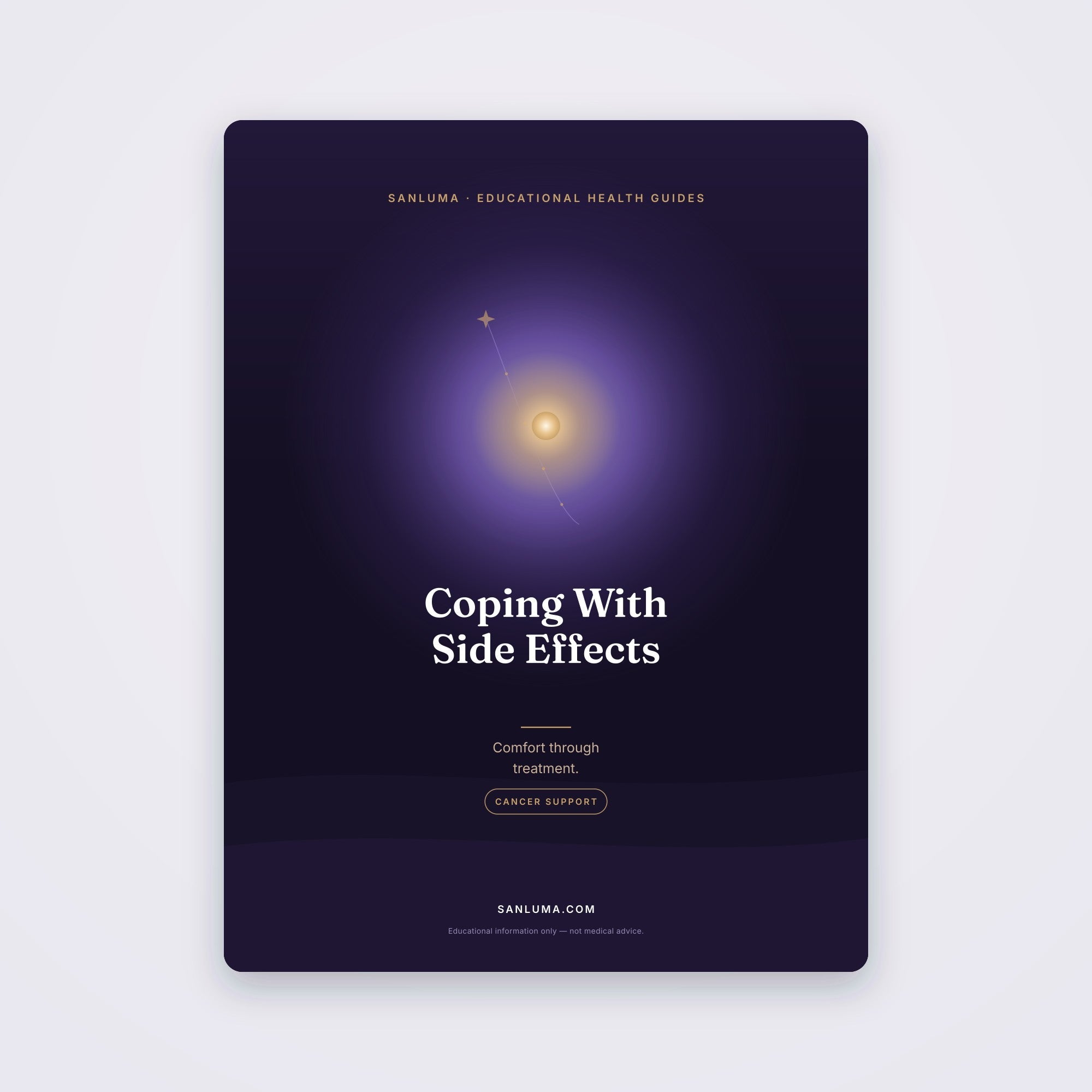 Coping With Treatment Side Effects | SanLuma health guide cover