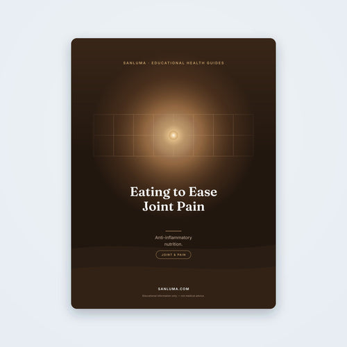 Eating to Ease Inflammation & Joint Pain | SanLuma health guide cover