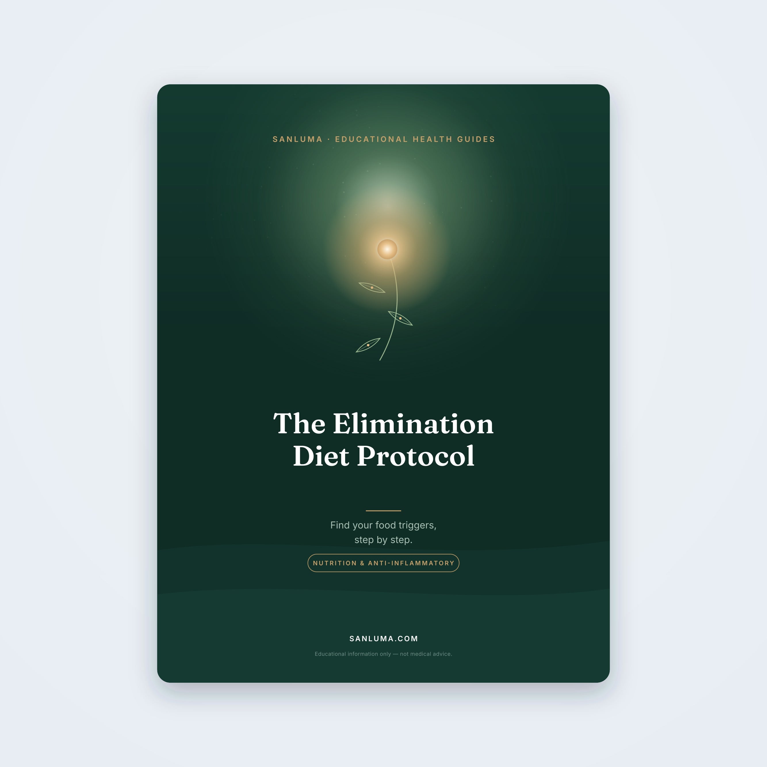 The Elimination Diet Protocol — educational PDF guide by SanLuma