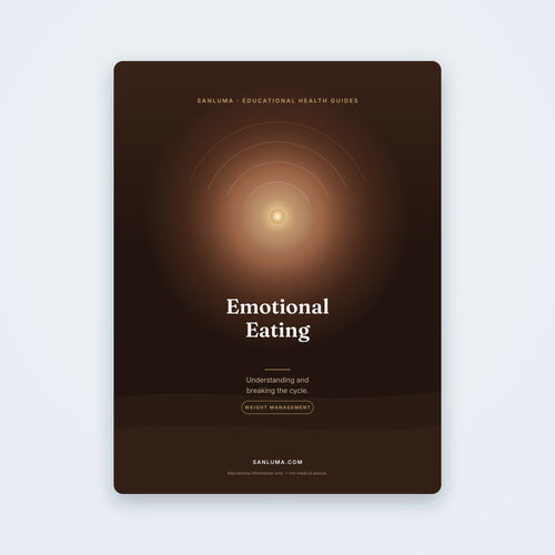 Emotional Eating — Understanding & Breaking the Cycle | SanLuma health guide cover
