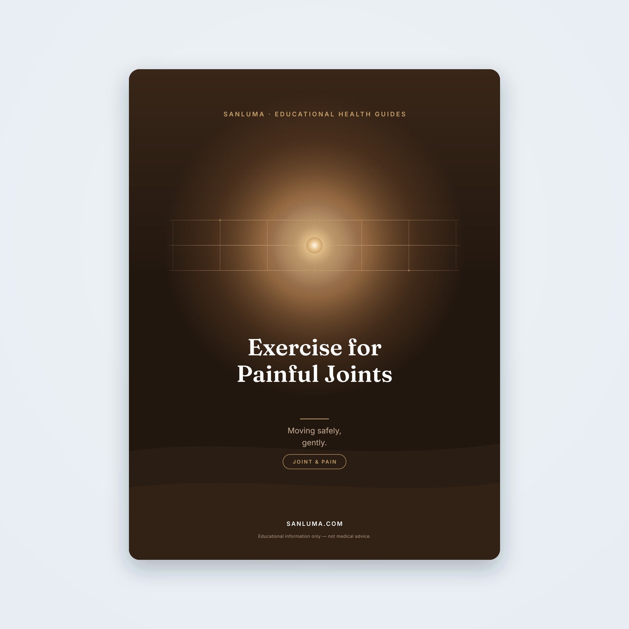 Exercise & Movement for Painful Joints | SanLuma health guide cover