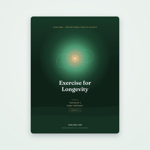Exercise for Longevity | SanLuma health guide cover