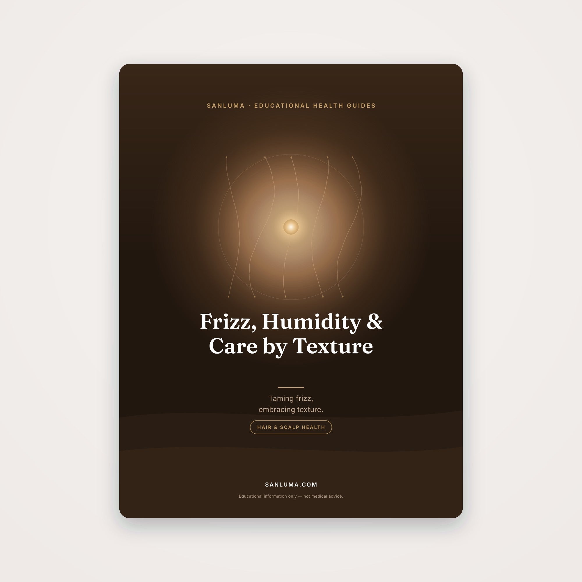 Frizz, Humidity & Hair Care by Texture | SanLuma health guide cover