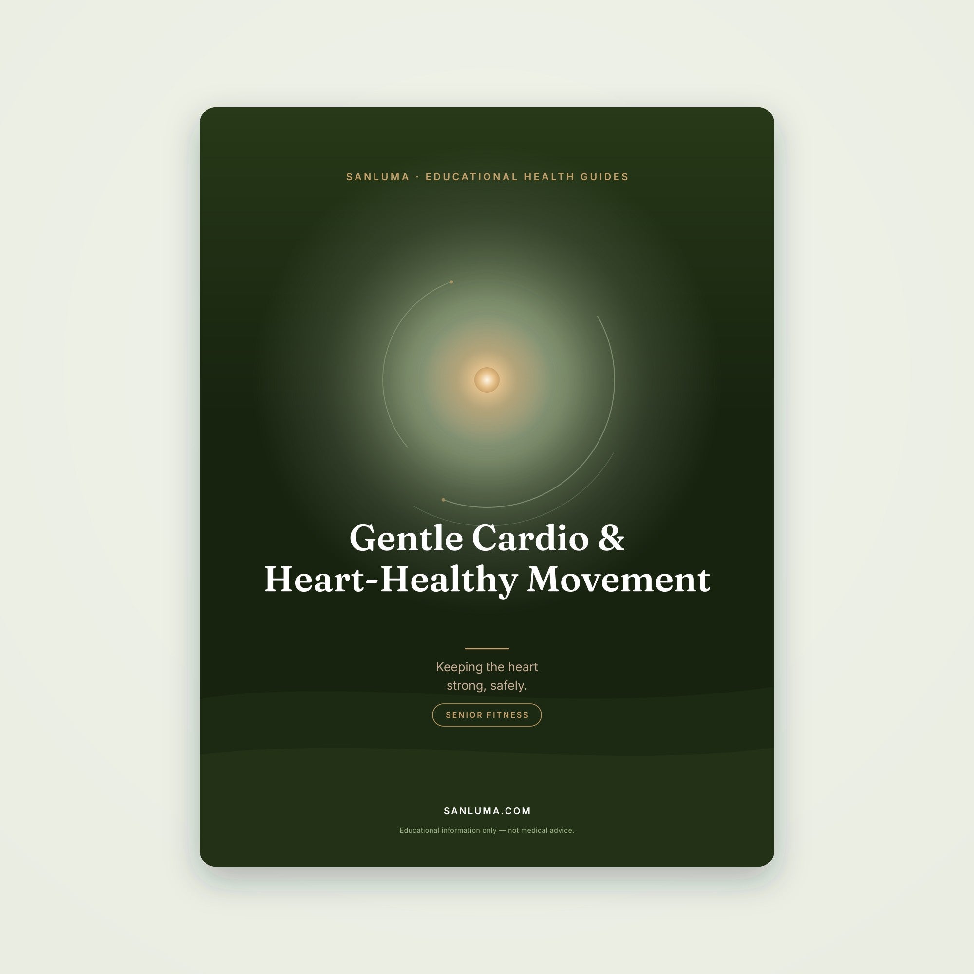 Gentle Cardio & Heart-Healthy Movement | SanLuma health guide cover