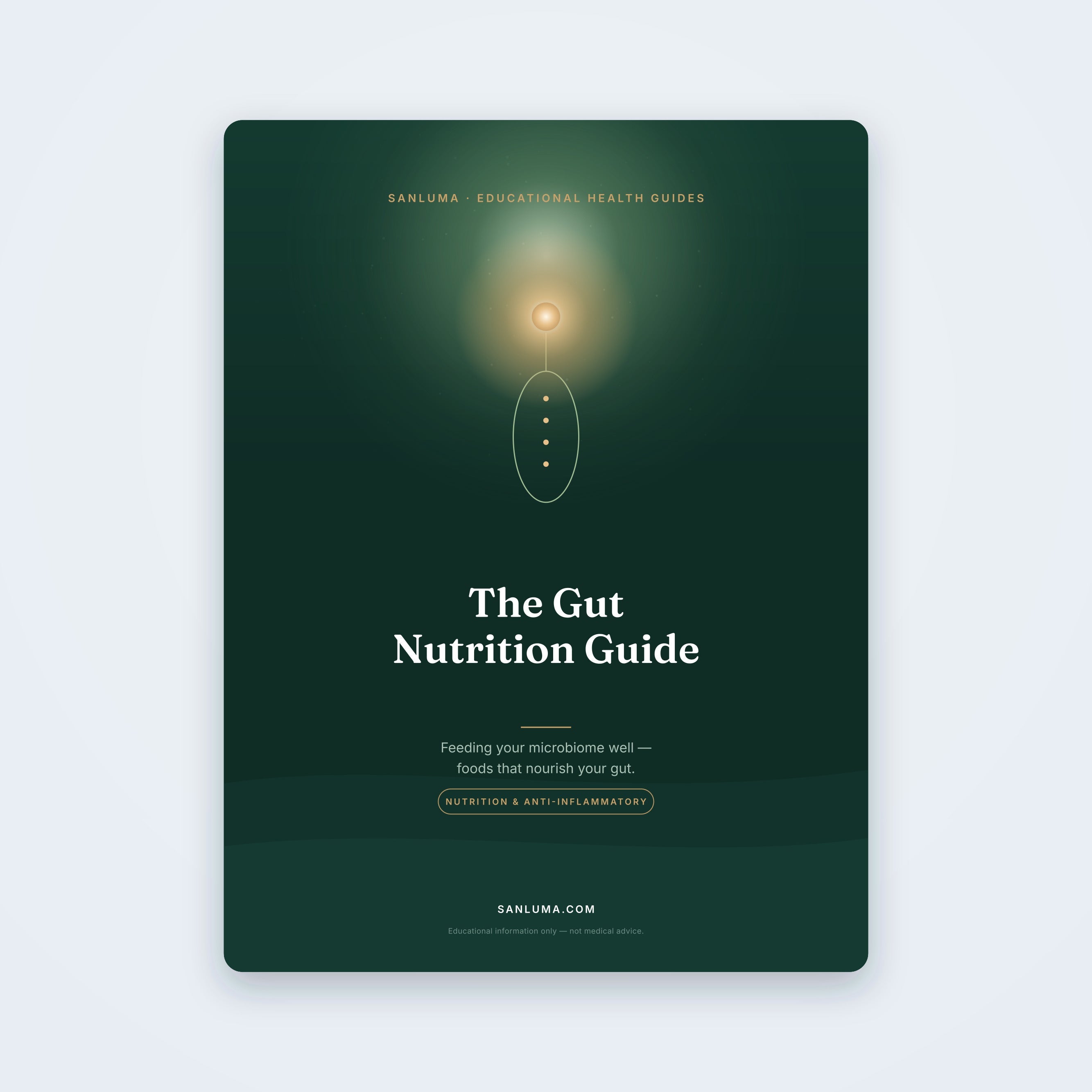The Gut Nutrition Guide — educational PDF guide by SanLuma