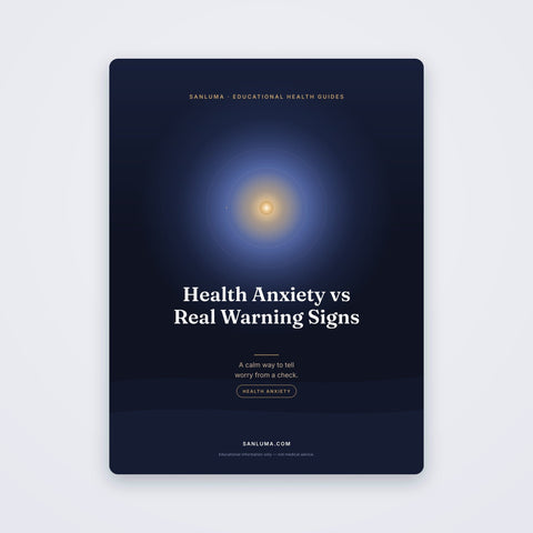 Health Anxiety vs Real Warning Signs — A Calm Guide