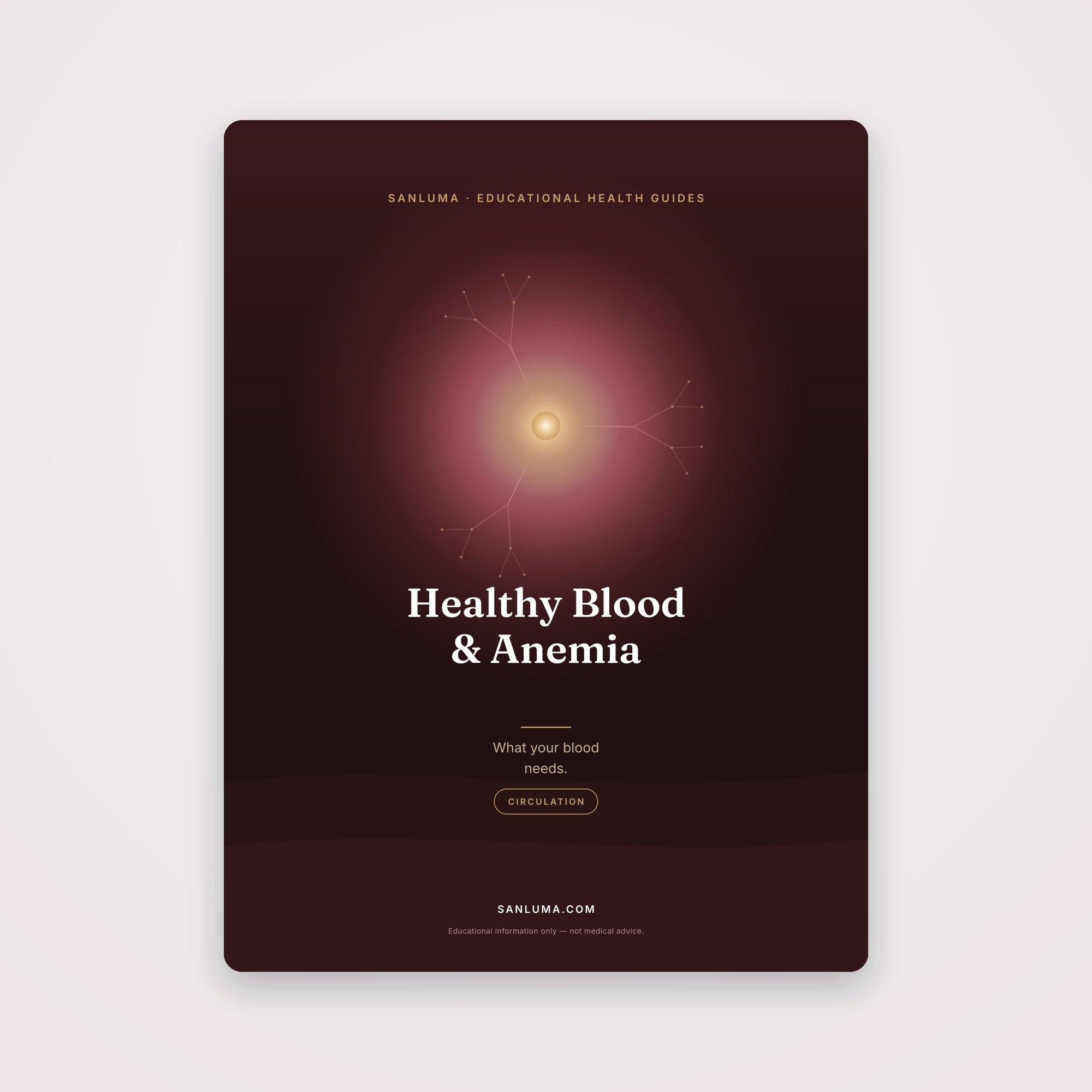 Healthy Blood & Anemia | SanLuma health guide cover