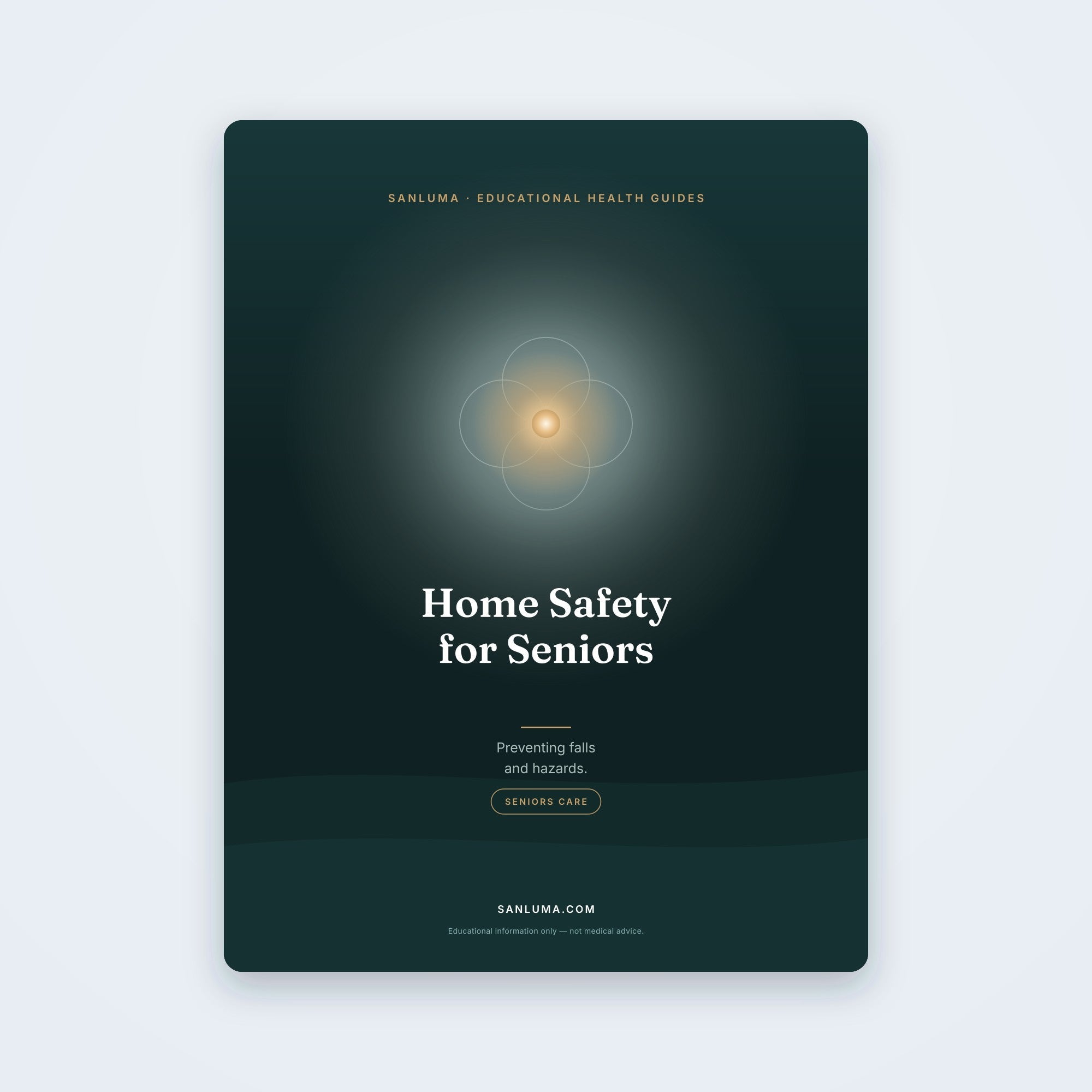 Home Safety for Seniors — Preventing Falls & Hazards | SanLuma health guide cover