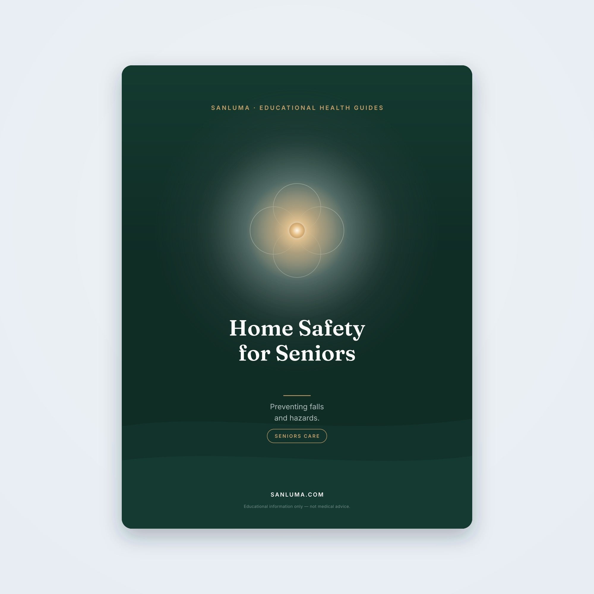 SanLuma educational caregiving PDF guide cover