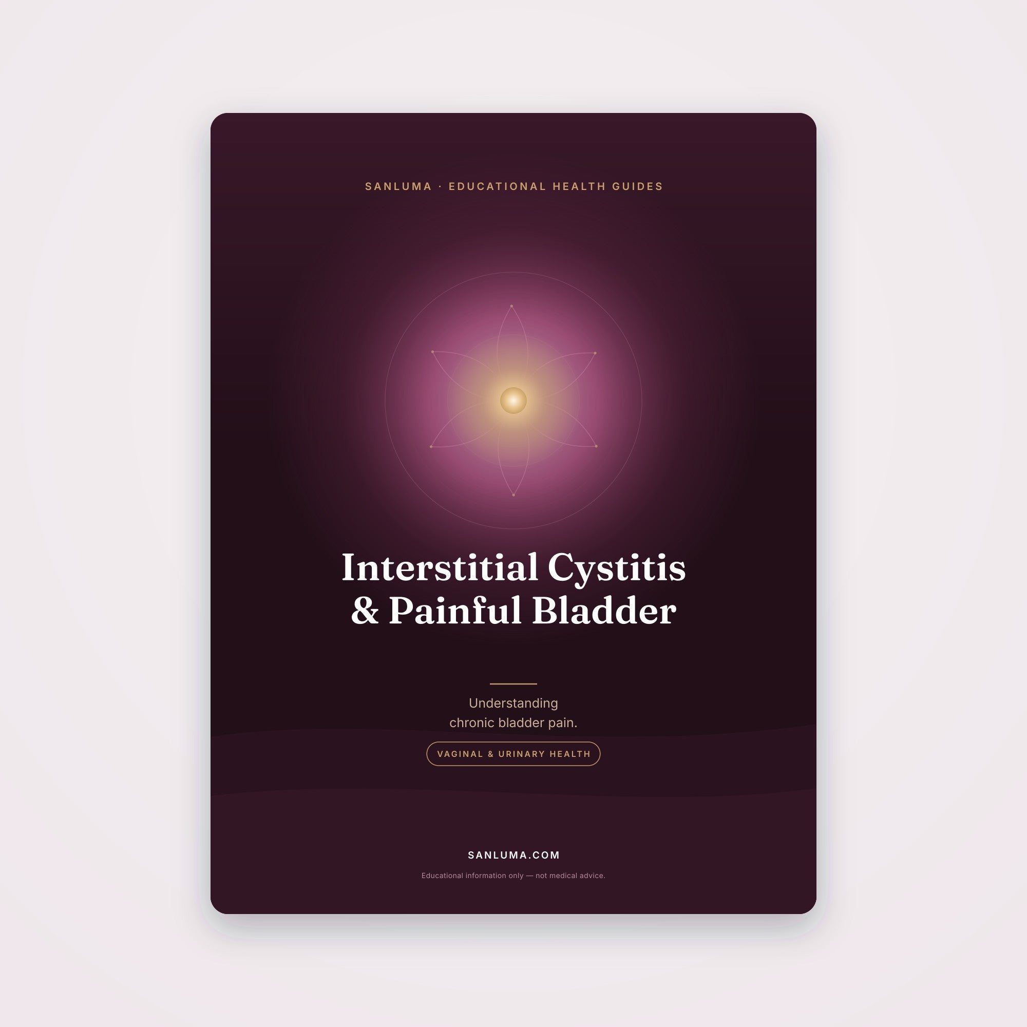 Interstitial Cystitis & Painful Bladder Syndrome | SanLuma health guide cover