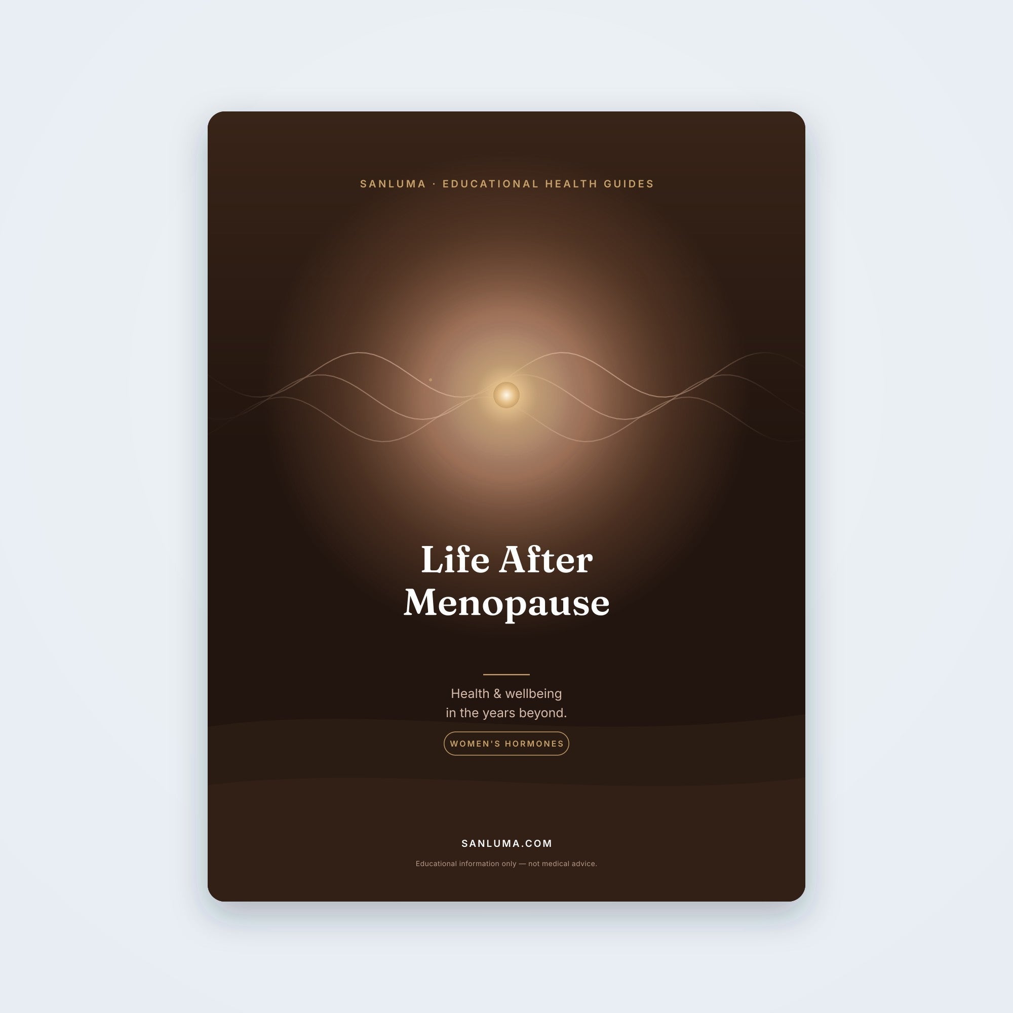 Life After Menopause — The Postmenopause Years | SanLuma health guide cover