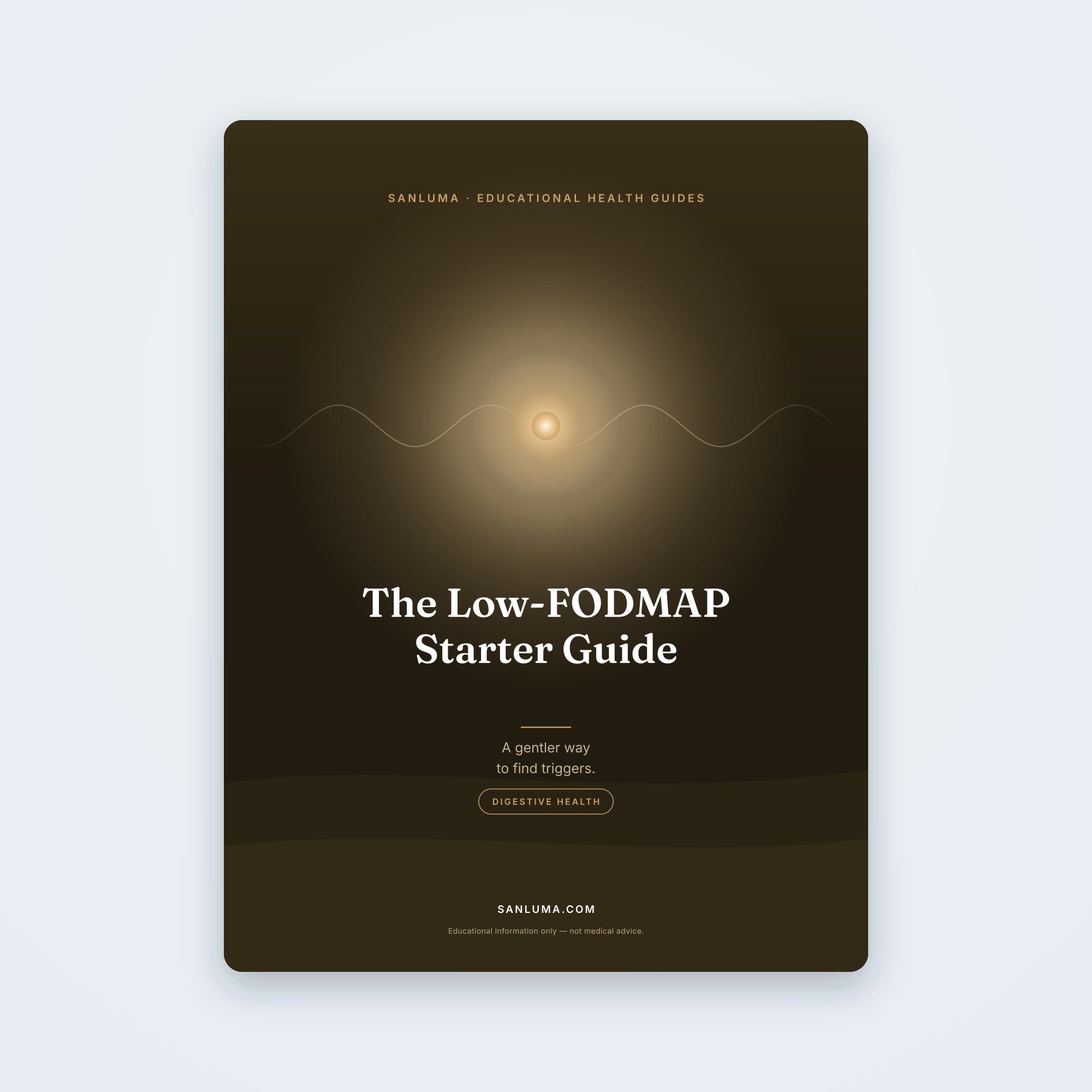 The Low-FODMAP Starter Guide | SanLuma health guide cover