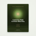 Lowering High Cortisol Naturally | SanLuma health guide cover