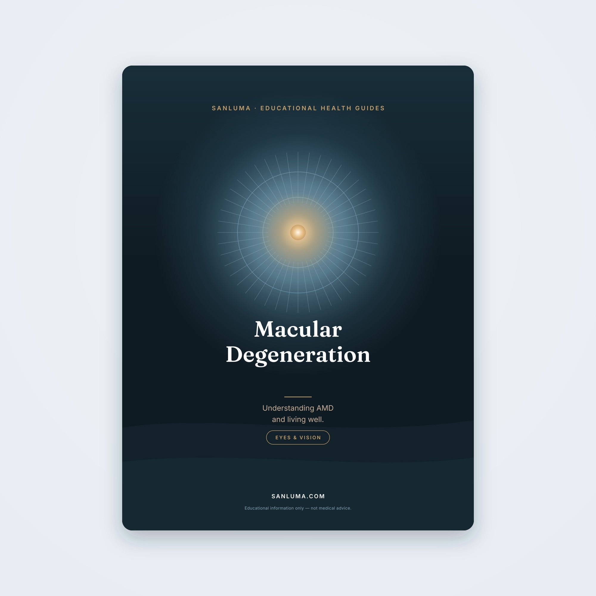Understanding Macular Degeneration (AMD) | SanLuma health guide cover