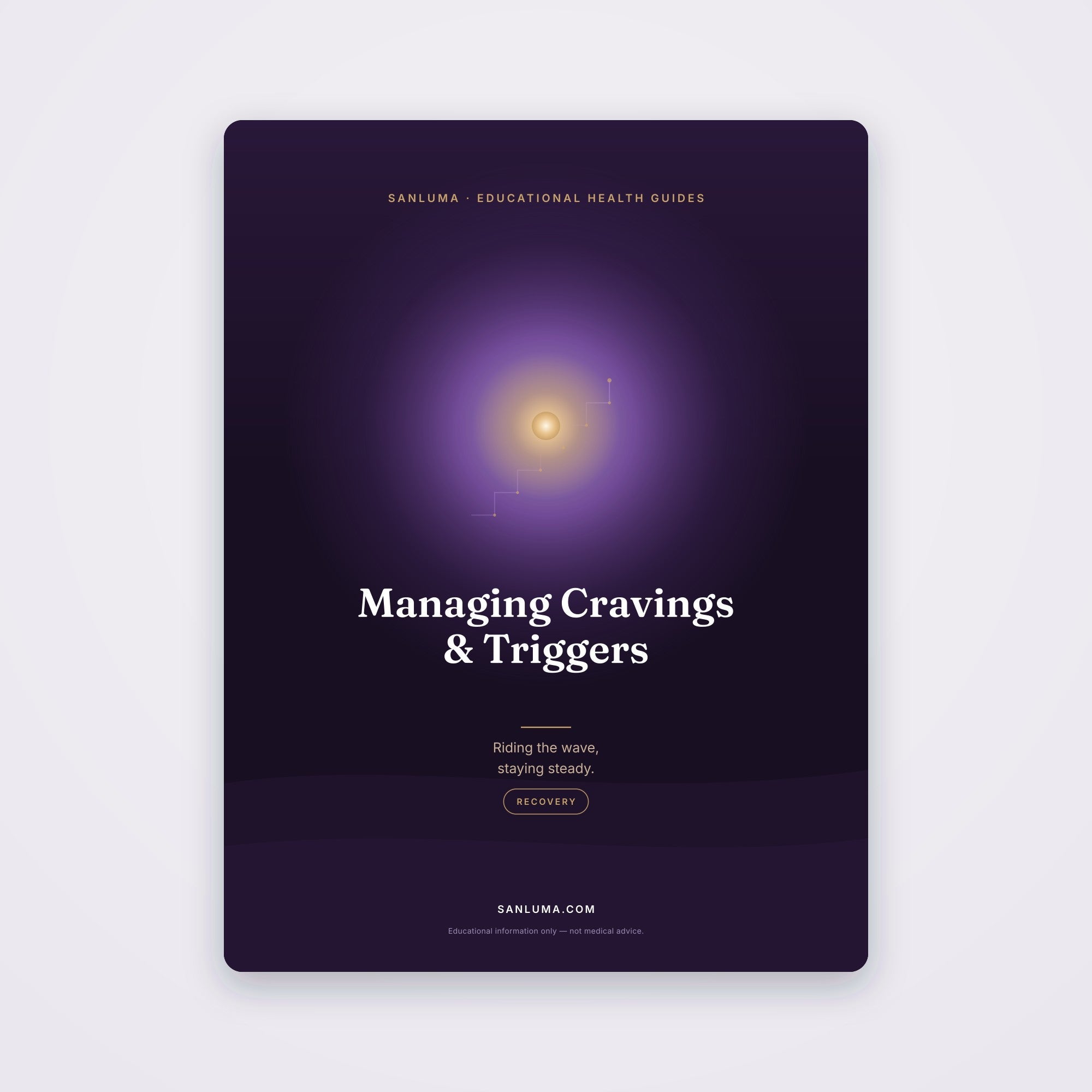 Managing Cravings & Triggers | SanLuma health guide cover
