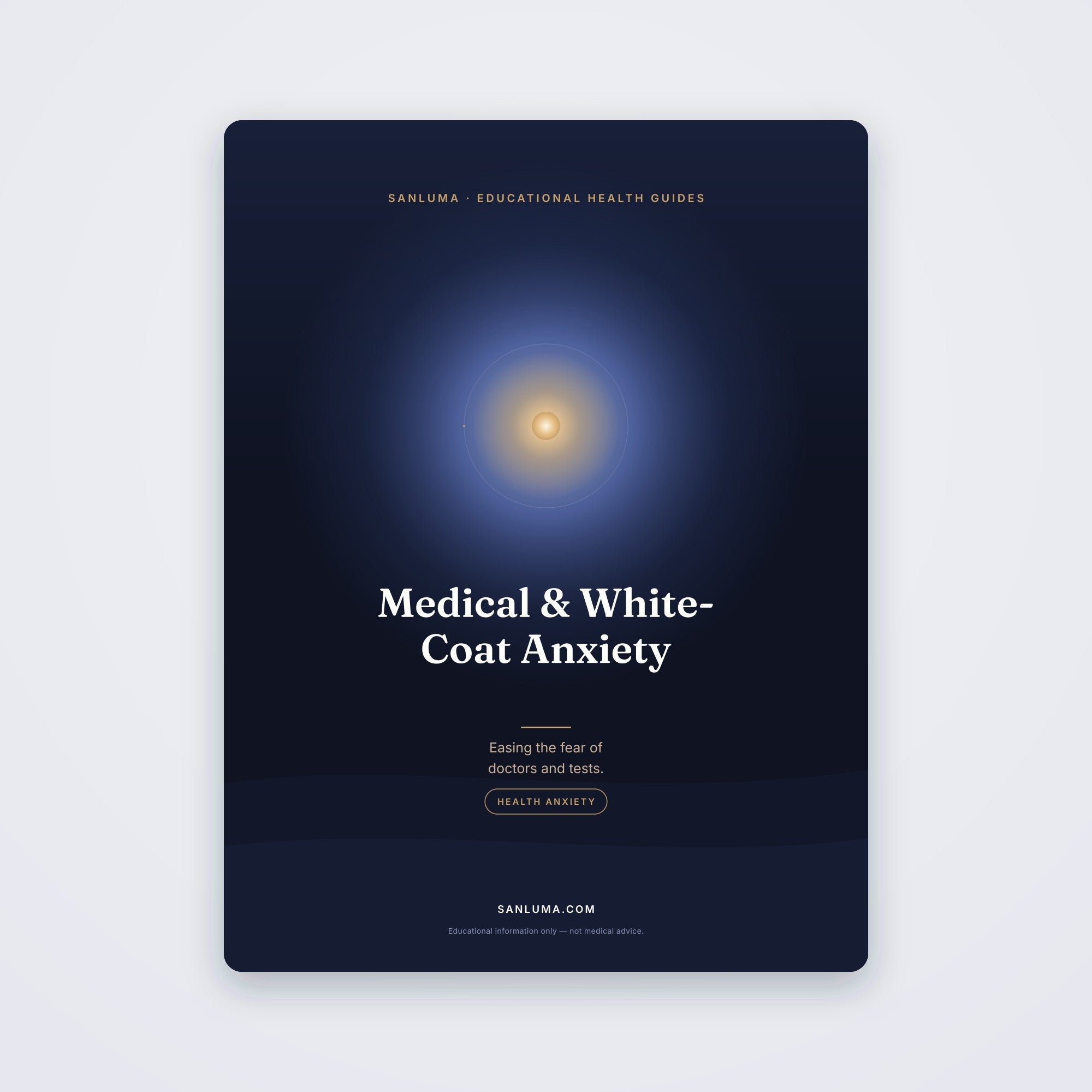 Medical & White-Coat Anxiety | SanLuma health guide cover