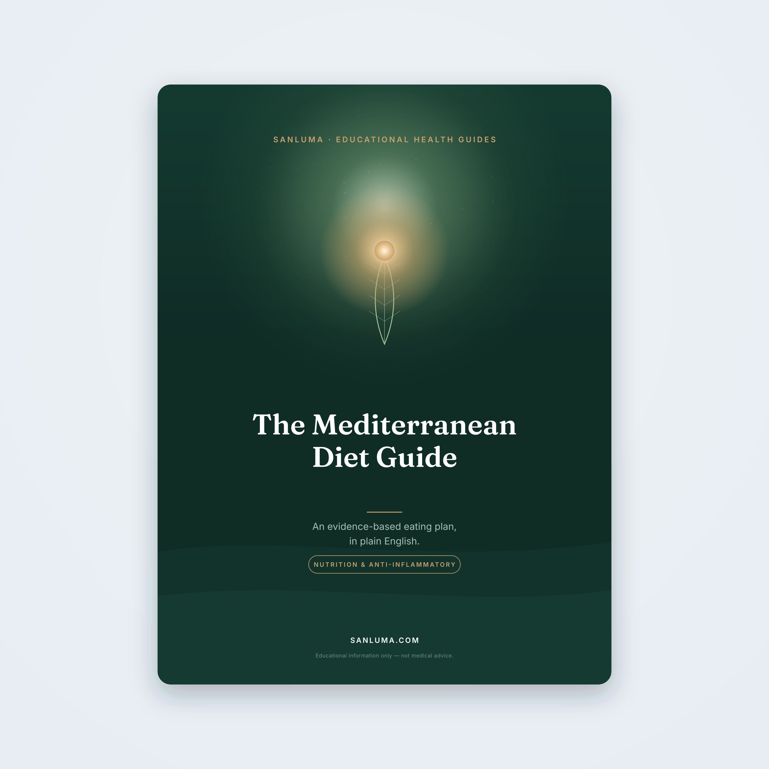 The Mediterranean Diet Guide — educational PDF guide by SanLuma