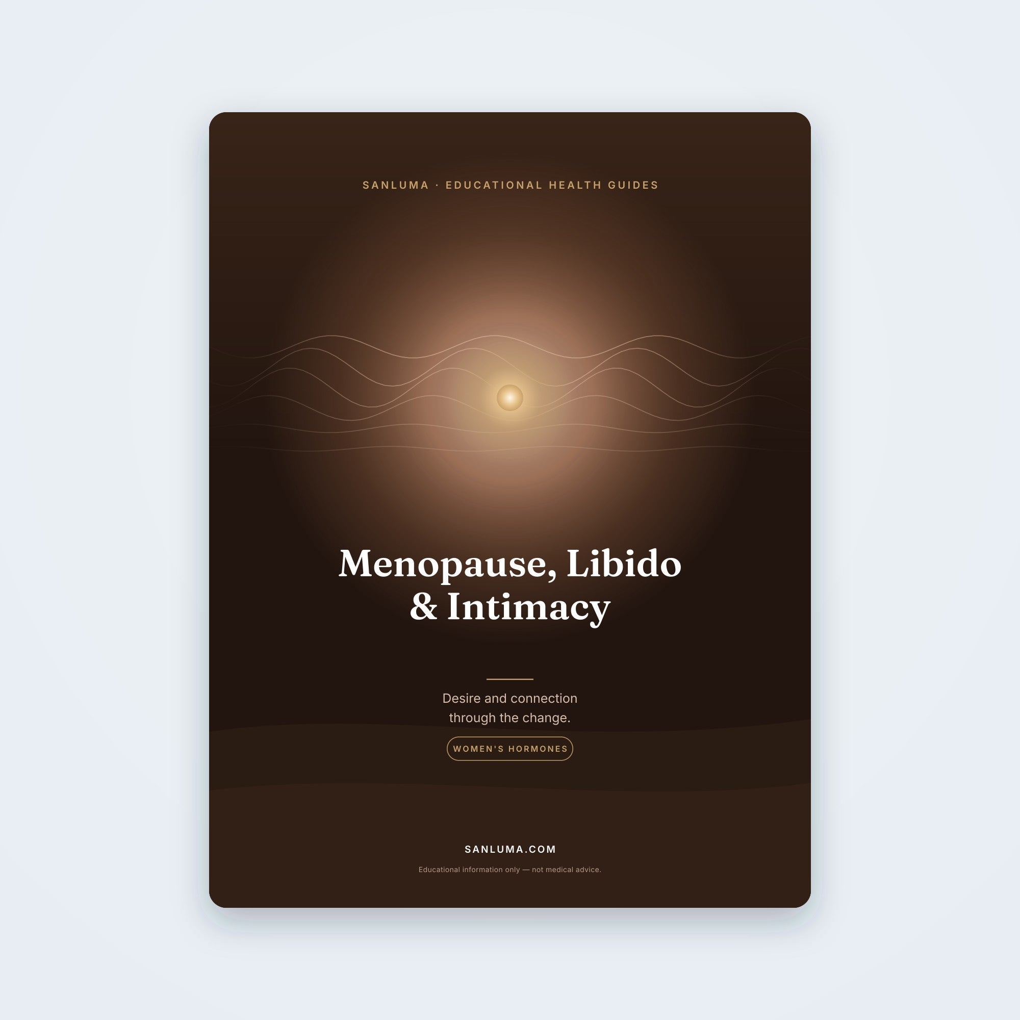 Menopause, Libido & Intimacy | SanLuma health guide cover