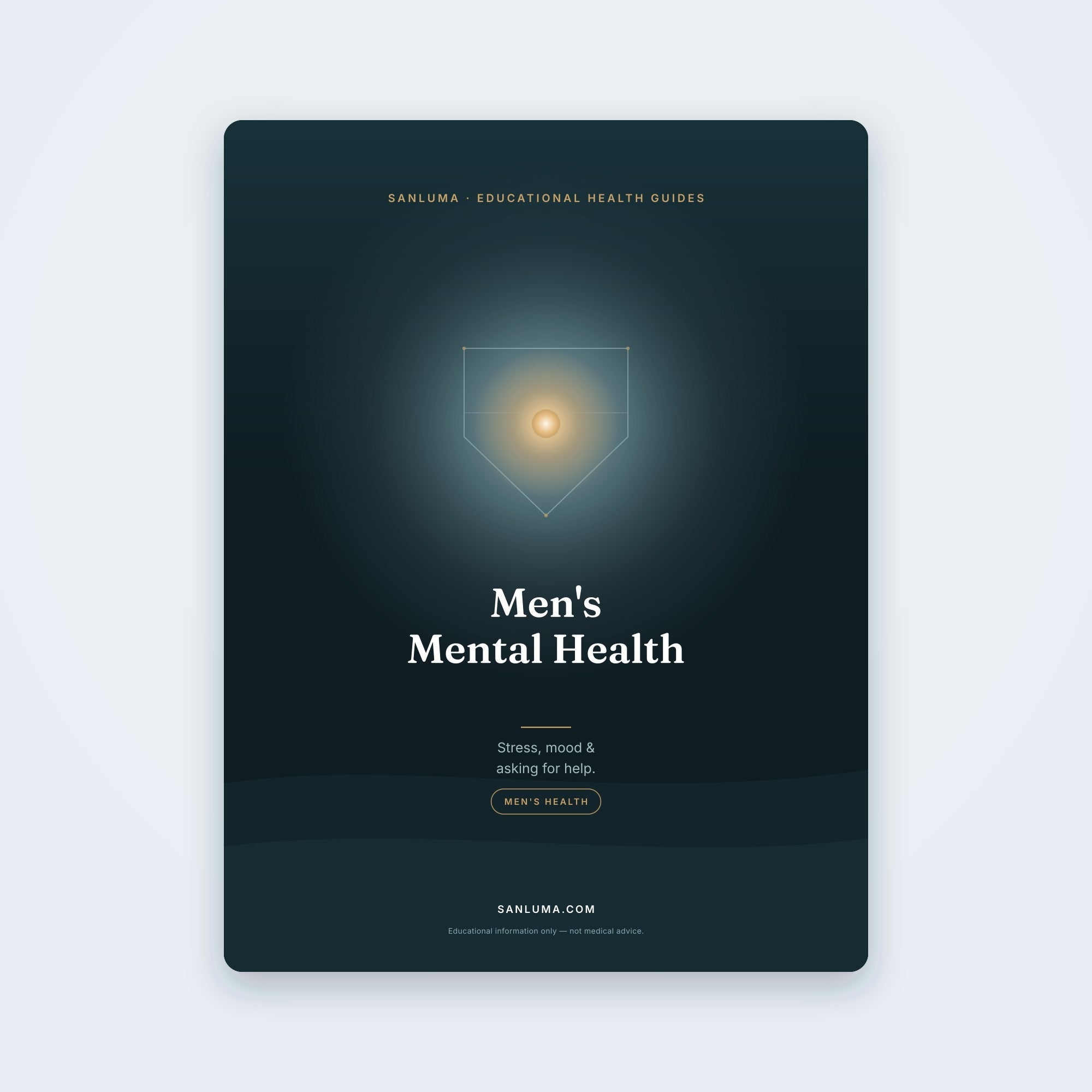 Men's Mental Health — Stress, Mood & Asking for Help | SanLuma health guide cover