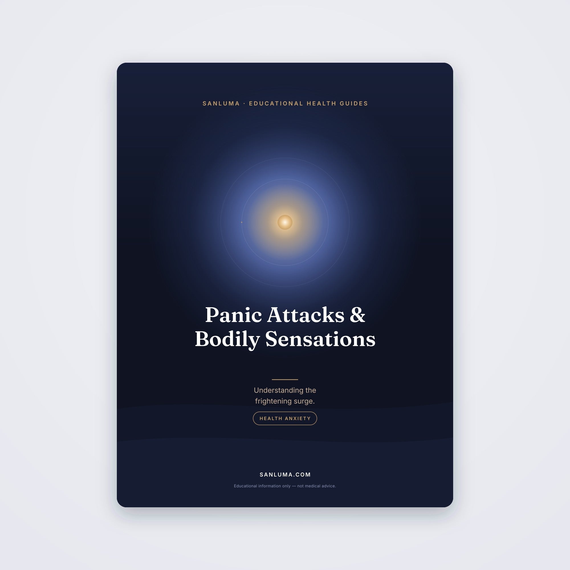 Panic Attacks & Frightening Bodily Sensations | SanLuma health guide cover