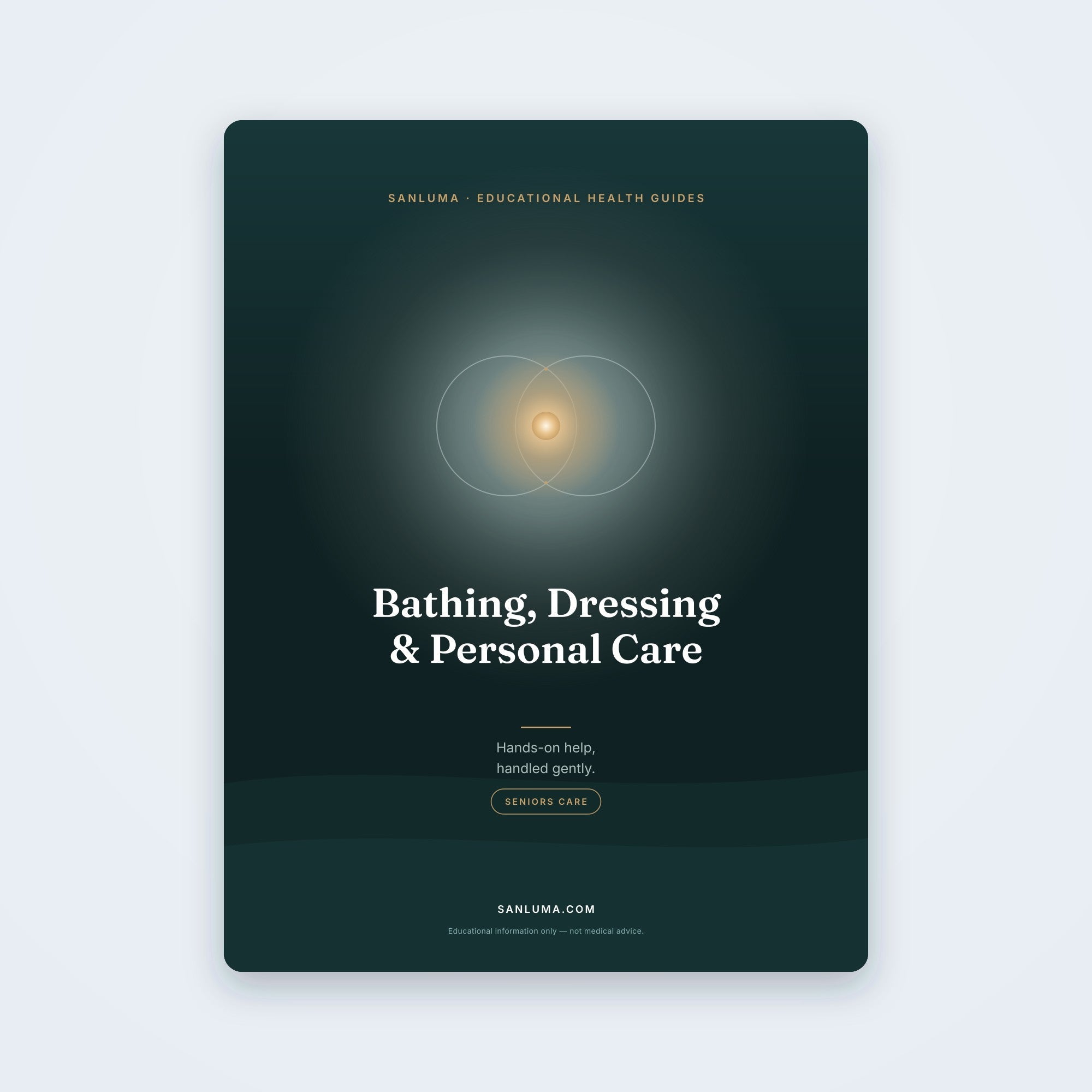 Bathing, Dressing & Personal Care With Dignity | SanLuma health guide cover