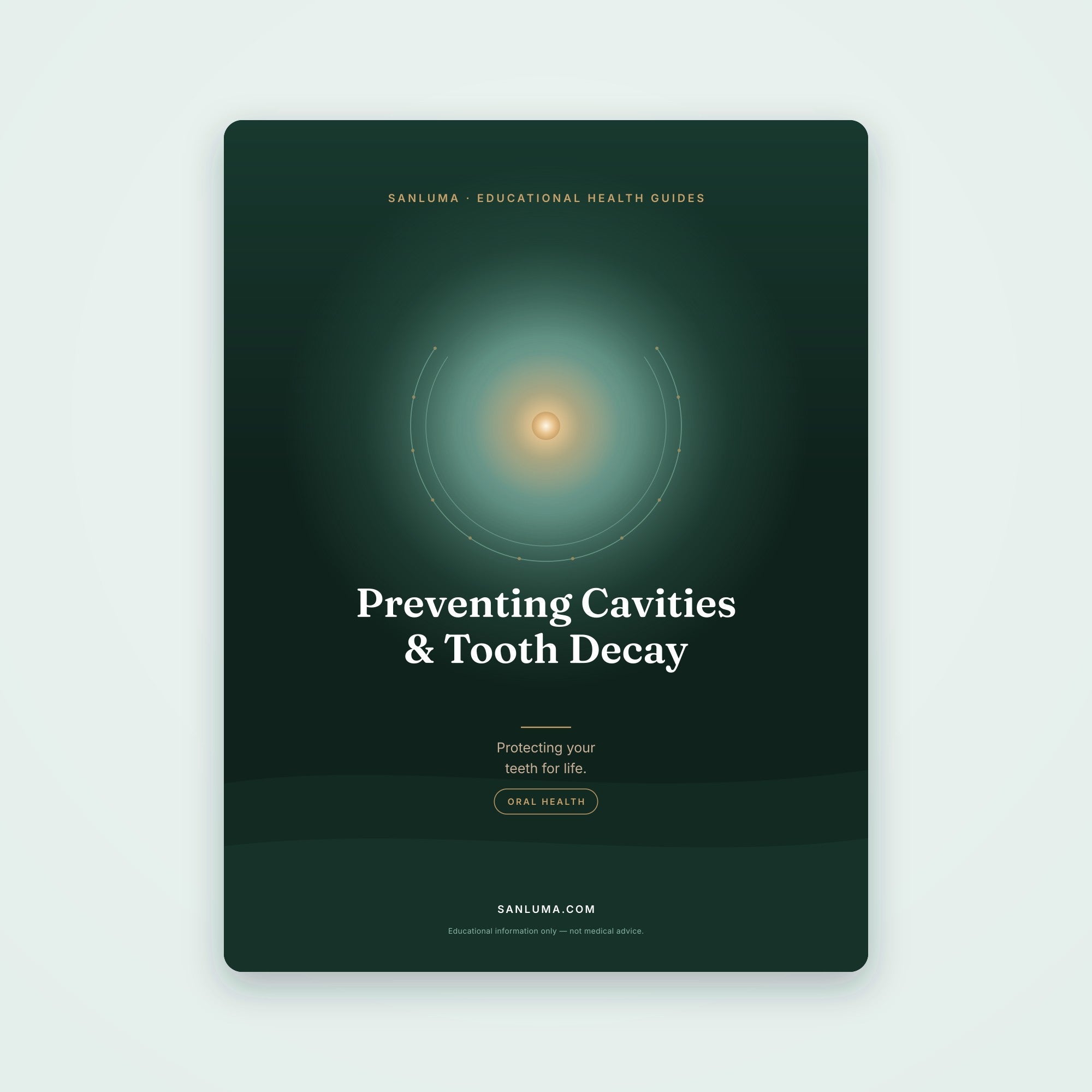 Preventing Cavities & Tooth Decay | SanLuma health guide cover