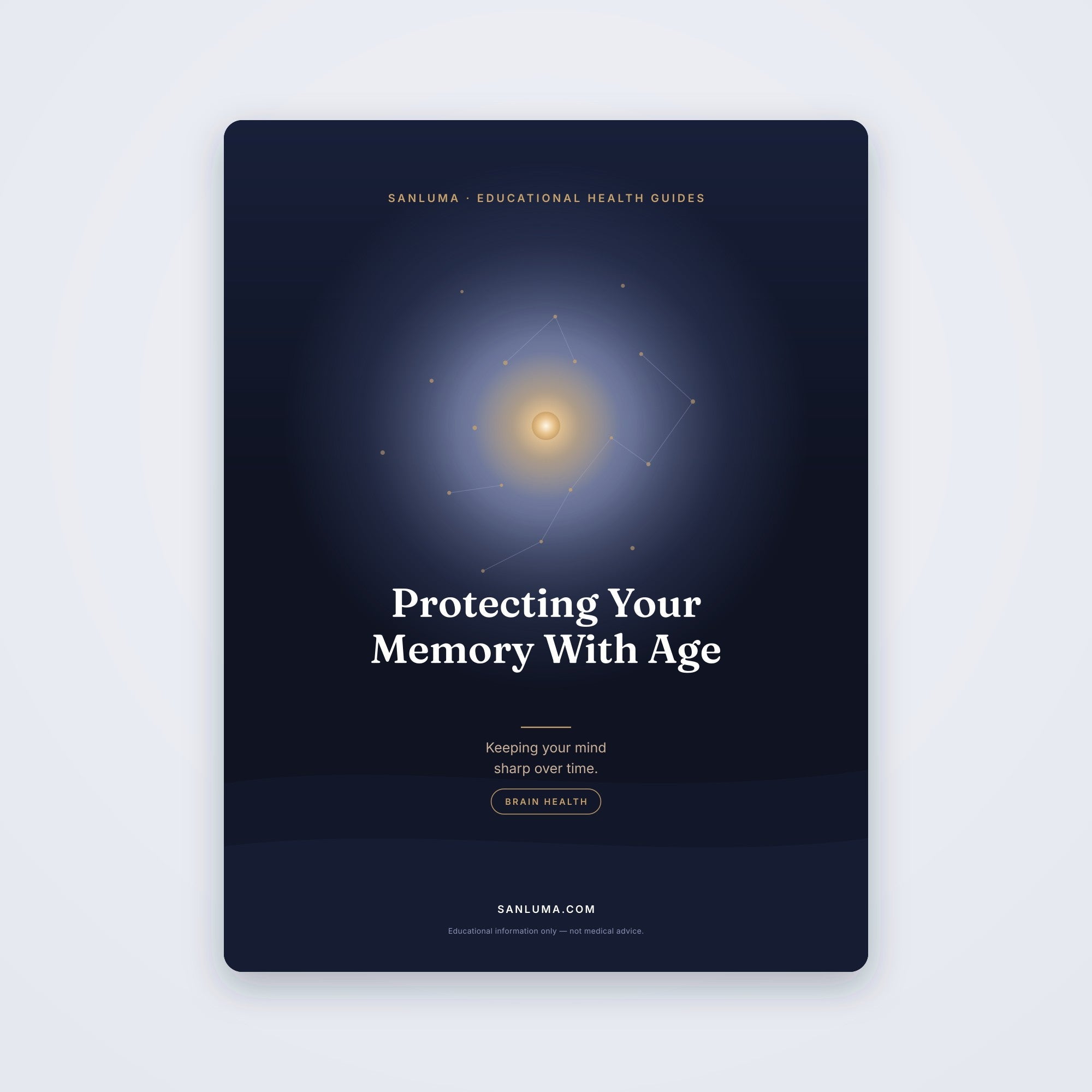 Protecting Your Memory With Age | SanLuma health guide cover